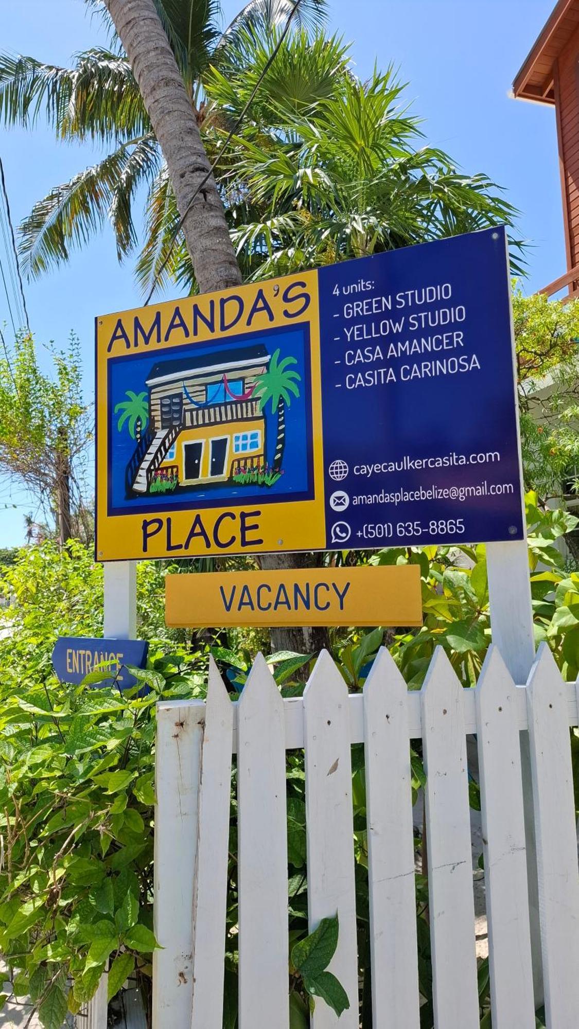 Amanda'S Place Casa Amancer - Sea View, Pool And Tropical Garden Caye Caulker Exterior foto