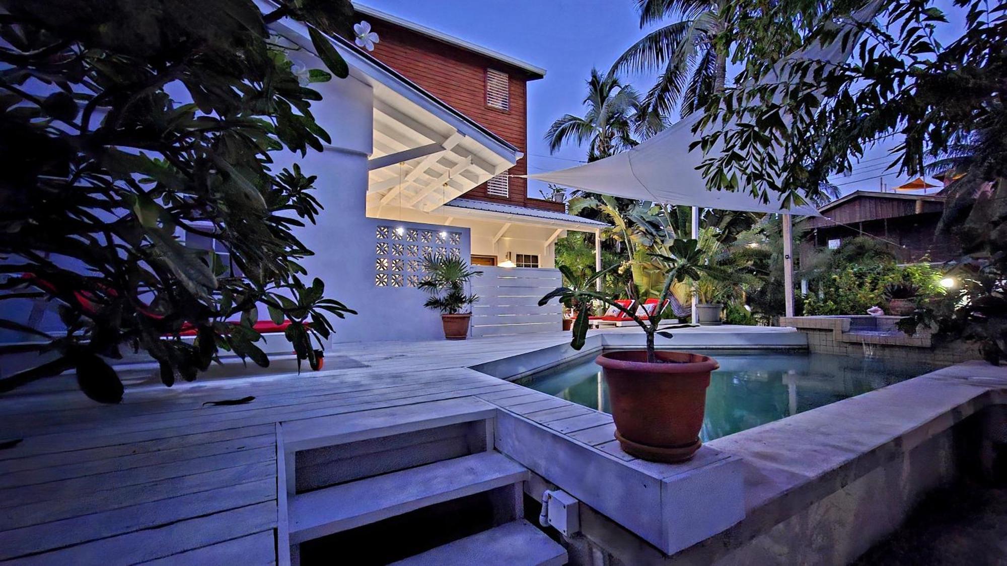 Amanda'S Place Casa Amancer - Sea View, Pool And Tropical Garden Caye Caulker Exterior foto