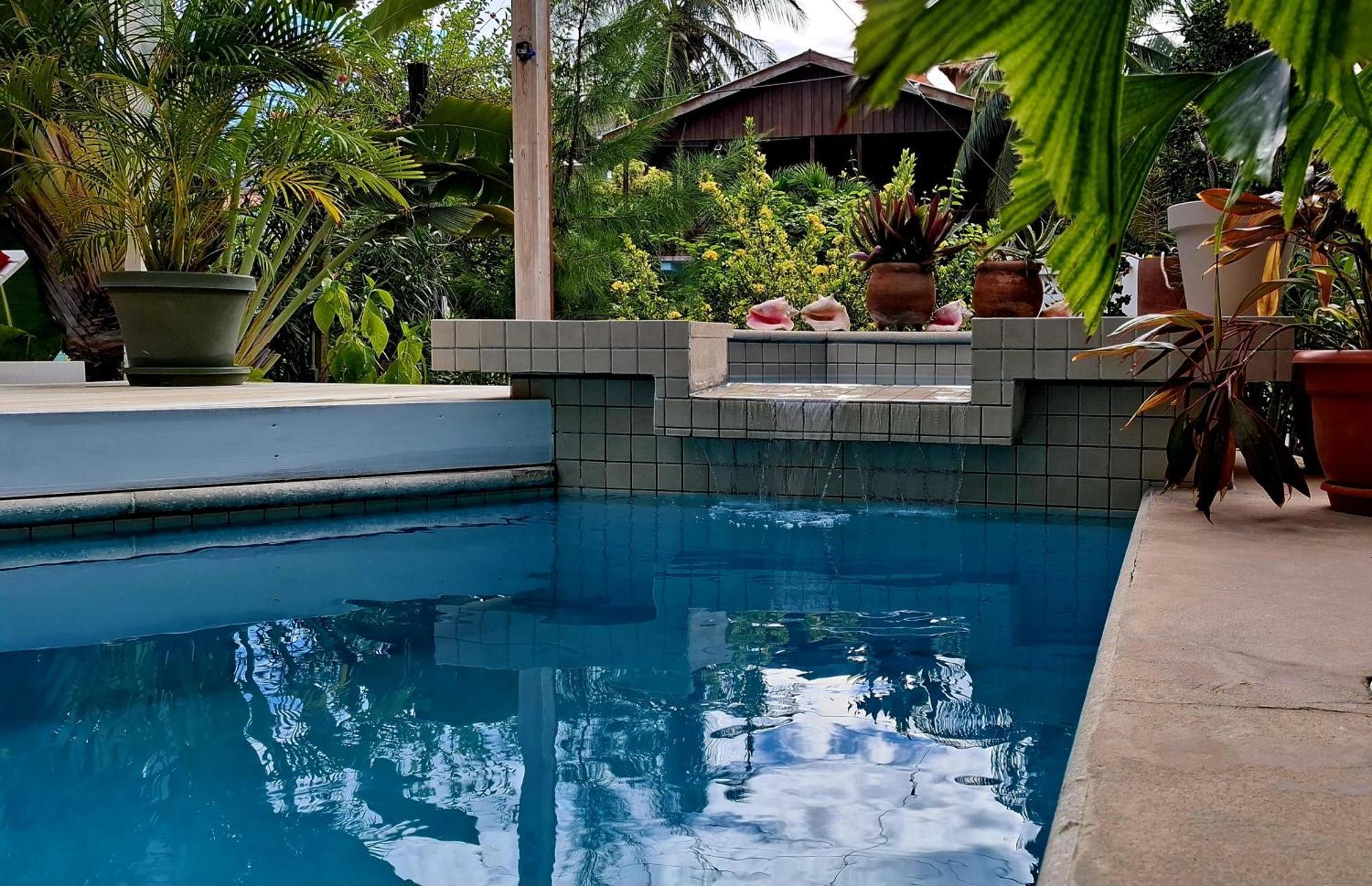 Amanda'S Place Casa Amancer - Sea View, Pool And Tropical Garden Caye Caulker Exterior foto